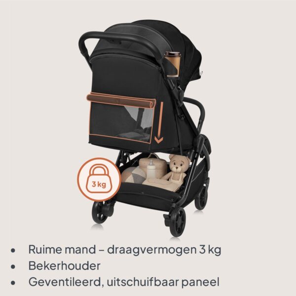 Ratini.lv | JULIE AIR bērnu ratiņi krāsa BLACK ONYX bilde #39