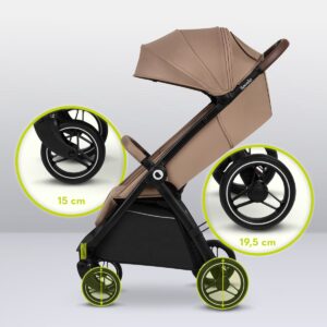 Lionelo INGRID bērnu ratiņi krāsa BEIGE SAND