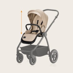 Lionelo MERIL 2IN1 bērnu ratiņi krāsa BEIGE SAND