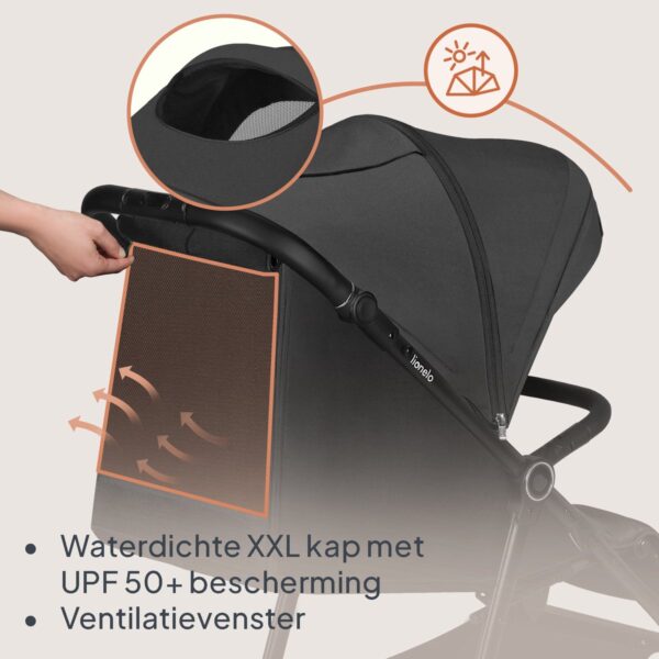 Ratini.lv | MIRA bērnu ratiņi krāsa GREY GRAPHITE bilde #9
