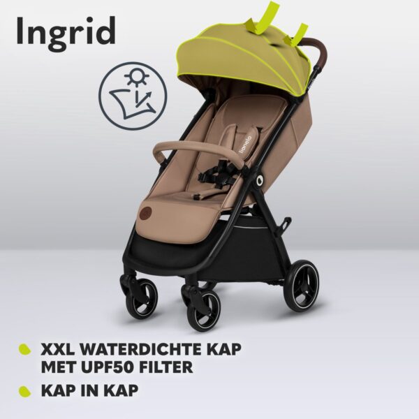 Ratini.lv | INGRID bērnu ratiņi krāsa BEIGE SAND bilde #27