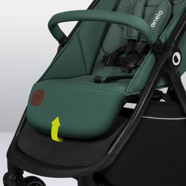 Ratini.lv | INGRID bērnu ratiņi krāsa GREEN EMERALD bilde #31