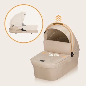 Lionelo MERIL 2IN1 bērnu ratiņi krāsa BEIGE SAND