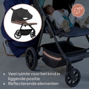 Lionelo MIRA bērnu ratiņi krāsa GREY GRAPHITE