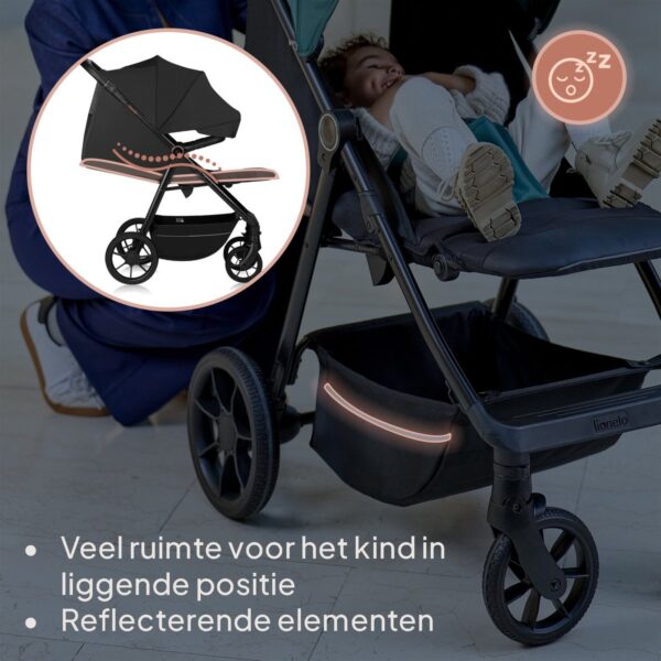 Ratini.lv | MIRA bērnu ratiņi krāsa BLACK ONYX bilde #29