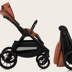 Lionelo LAYLA 3IN1 bērnu ratiņi krāsa BROWN RUST