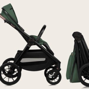 Lionelo LAYLA 3IN1 bērnu ratiņi krāsa GREEN FOREST