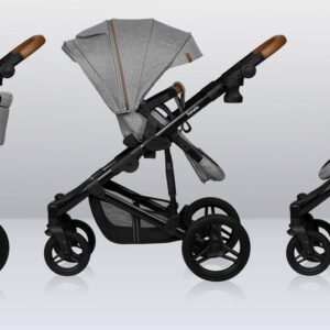 Lionelo MARI TOUR bērnu ratu komplekts 2in1 krāsa GREY STONE