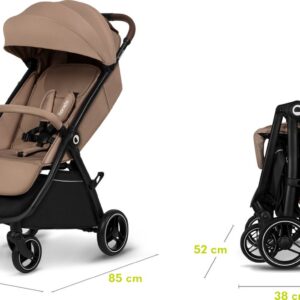 Lionelo INGRID bērnu ratiņi krāsa BEIGE SAND