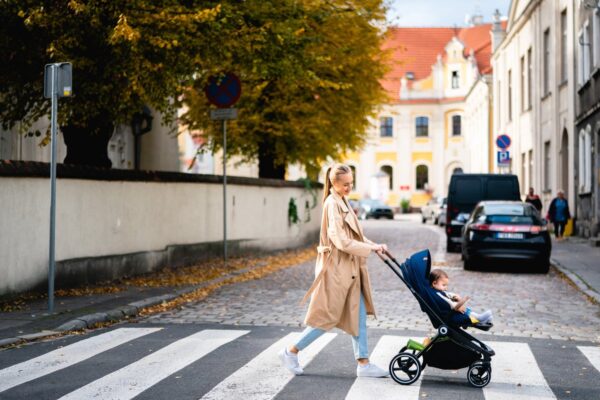 Ratini.lv | MIKA 2IN1 bērnu ratiņi krāsa BLUE NAVY bilde #37