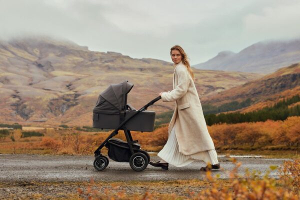 Ratini.lv | AMBER PLUS 2IN1 bērnu ratiņi krāsa BEIGE SAND bilde #45