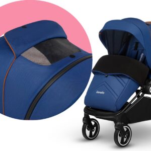 Lionelo MIKA 2IN1 bērnu ratu komplekts krāsa BLUE NAVY