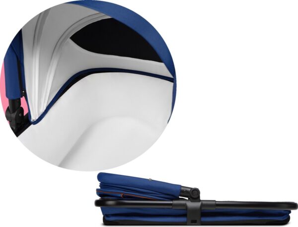 Ratini.lv | MIKA 2IN1 bērnu ratiņi krāsa BLUE NAVY bilde #15