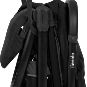 Lionelo JULIE AIR bērnu pastaigu un ceļojumu ratiņi krāsa BLACK ONYX