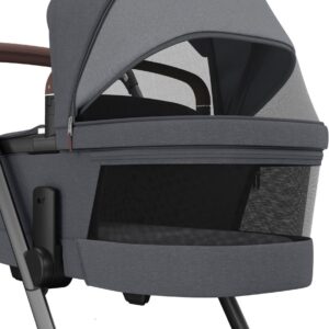Maxi Cosi FAME CARRYCOT bērnu ratiņu kulba krāsa TWILLIC GRAPHITE