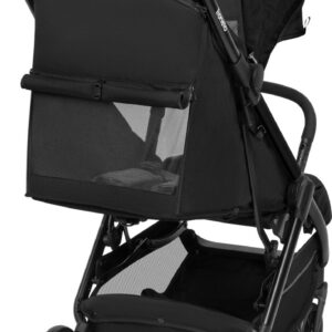 Lionelo JULIE AIR bērnu pastaigu un ceļojumu ratiņi krāsa BLACK ONYX