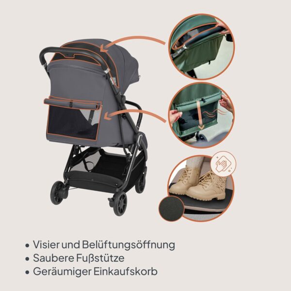 Ratini.lv | BESS bērnu ratiņi GREY STONE bilde #13
