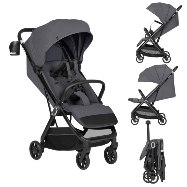 Ratini.lv | BESS bērnu ratiņi GREY STONE bilde #1