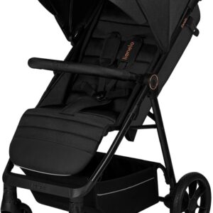 Lionelo MIRA bērnu ratiņi krāsa BLACK ONYX