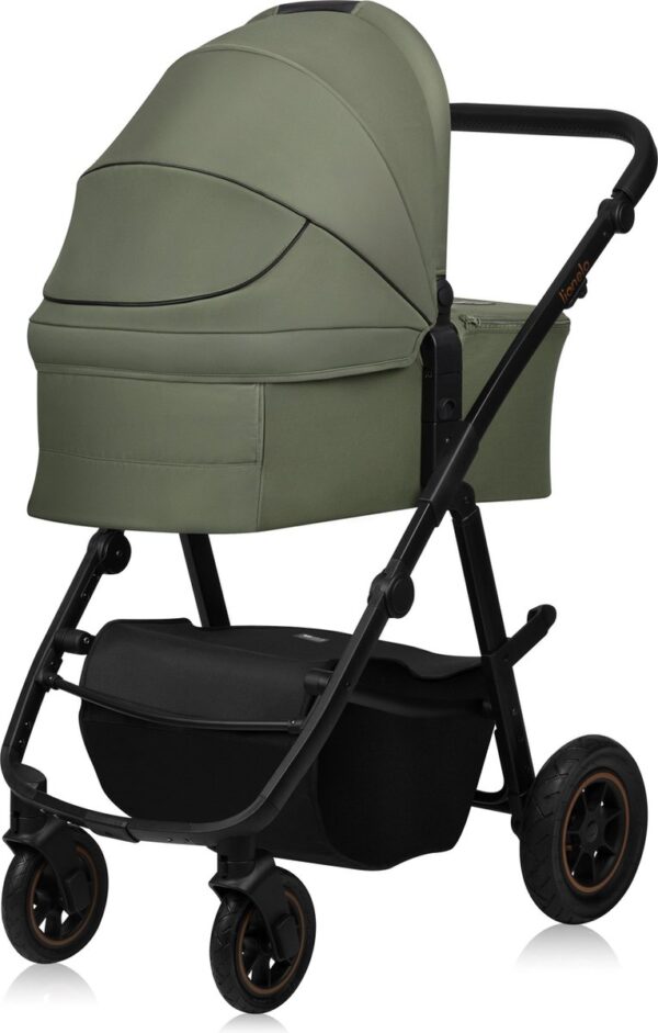 Ratini.lv | AMBER PLUS 2IN1 bērnu ratiņi krāsa GREEN FOREST bilde #21