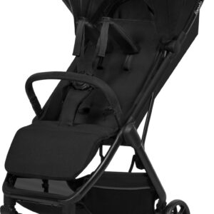 Lionelo JULIE AIR bērnu pastaigu un ceļojumu ratiņi krāsa BLACK ONYX