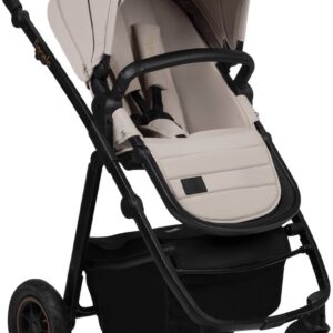 Lionelo AMBER PLUS 3IN1 bērnu ratiņi krāsa BEIGE SAND