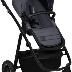 Lionelo AMBER PLUS 2IN1 bērnu ratiņi krāsa GREY GRAPHITE