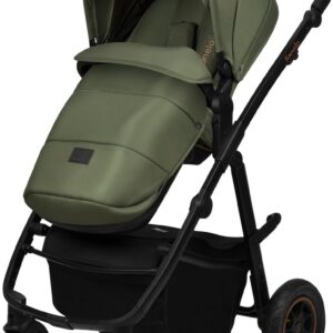 Lionelo AMBER PLUS 2IN1 bērnu ratiņi krāsa GREEN FOREST