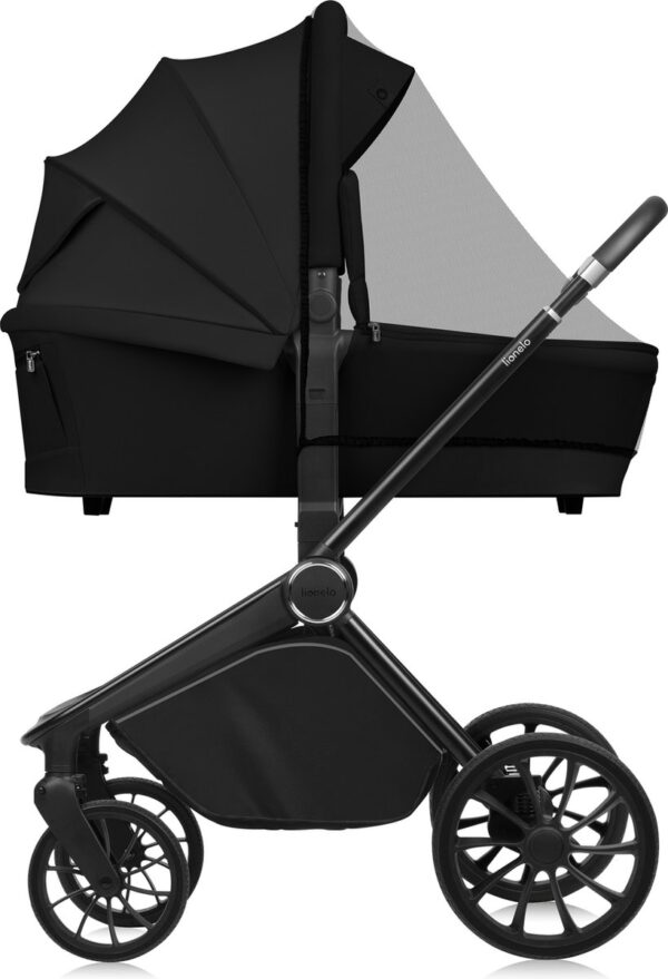 Ratini.lv | MIKA PLUS 2IN1 bērnu ratiņi krāsa BLACK ONYX bilde #13
