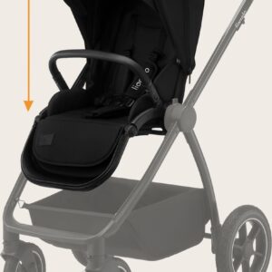 Lionelo MERIL 2IN1 bērnu ratiņi krāsa BLACK ONYX