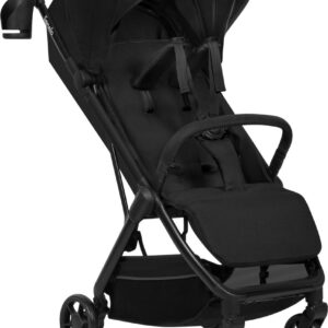 Lionelo JULIE AIR bērnu pastaigu un ceļojumu ratiņi krāsa BLACK ONYX