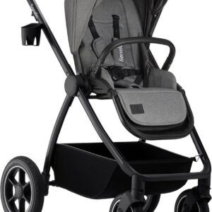 Lionelo MERIL 2IN1 bērnu ratiņi krāsa GREY STONE