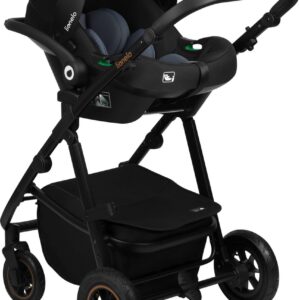 Lionelo AMBER PLUS 3IN1 bērnu ratiņi krāsa BEIGE SAND