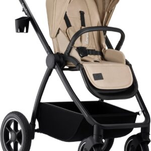 Lionelo MERIL 3IN1 bērnu ratiņi krāsa BEIGE SAND