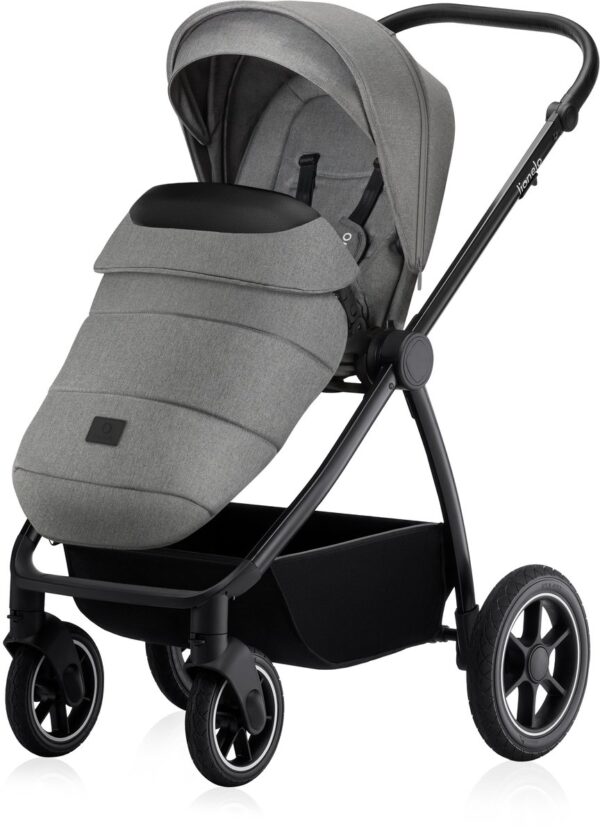 Ratini.lv | MERIL 2IN1 bērnu ratiņi krāsa GREY STONE bilde #29