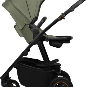 Lionelo AMBER PLUS 2IN1 bērnu ratiņi krāsa GREEN FOREST