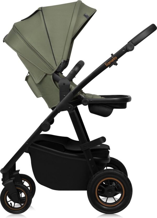 Ratini.lv | AMBER PLUS 2IN1 bērnu ratiņi krāsa GREEN FOREST bilde #5