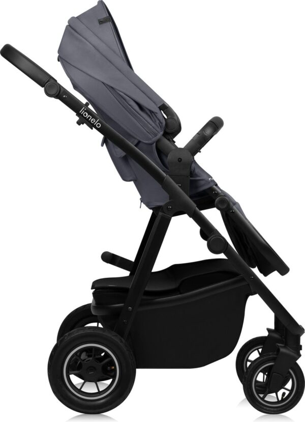 Ratini.lv | AMBER PLUS 3IN1 bērnu ratiņi krāsa GREY GRAPHITE bilde #9