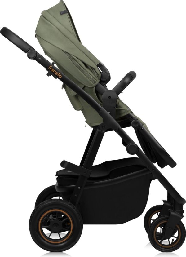 Ratini.lv | AMBER PLUS 3IN1 bērnu ratiņi krāsa GREEN FOREST bilde #5
