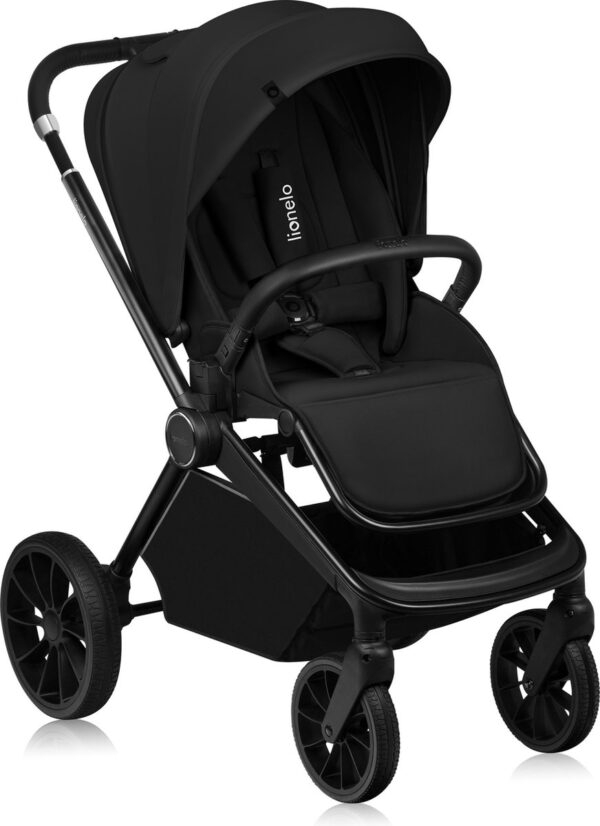 Ratini.lv | MIKA PLUS 2IN1 bērnu ratiņi krāsa BLACK ONYX bilde #7