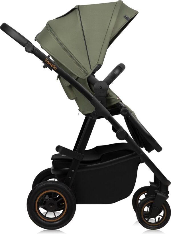 Ratini.lv | AMBER PLUS 2IN1 bērnu ratiņi krāsa GREEN FOREST bilde #25