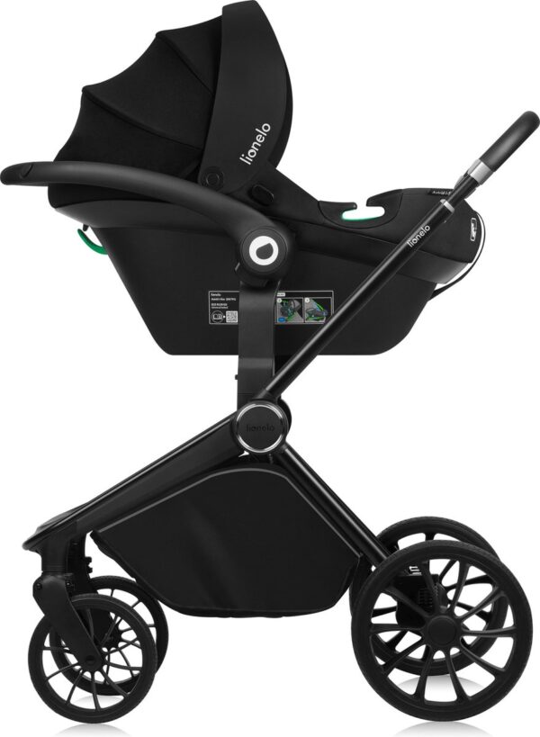 Ratini.lv | MIKA PLUS 3IN1 bērnu ratiņi krāsa BLACK ONYX bilde #11