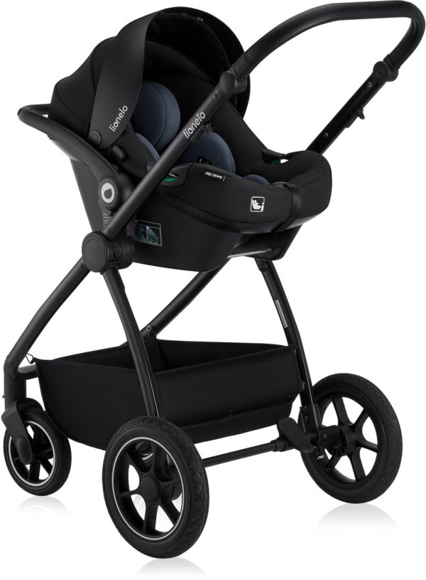 Ratini.lv | MERIL 3IN1 bērnu ratiņi krāsa BLACK ONYX bilde #7