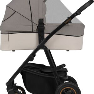 Lionelo AMBER PLUS 2IN1 bērnu ratiņi krāsa BEIGE SAND