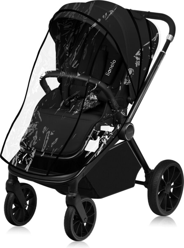 Ratini.lv | MIKA PLUS 2IN1 bērnu ratiņi krāsa BLACK ONYX bilde #27