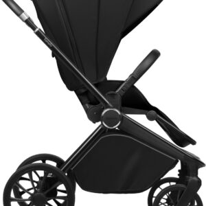 Lionelo MIKA PLUS 2IN1 bērnu ratu komplekts krāsa BLACK ONYX