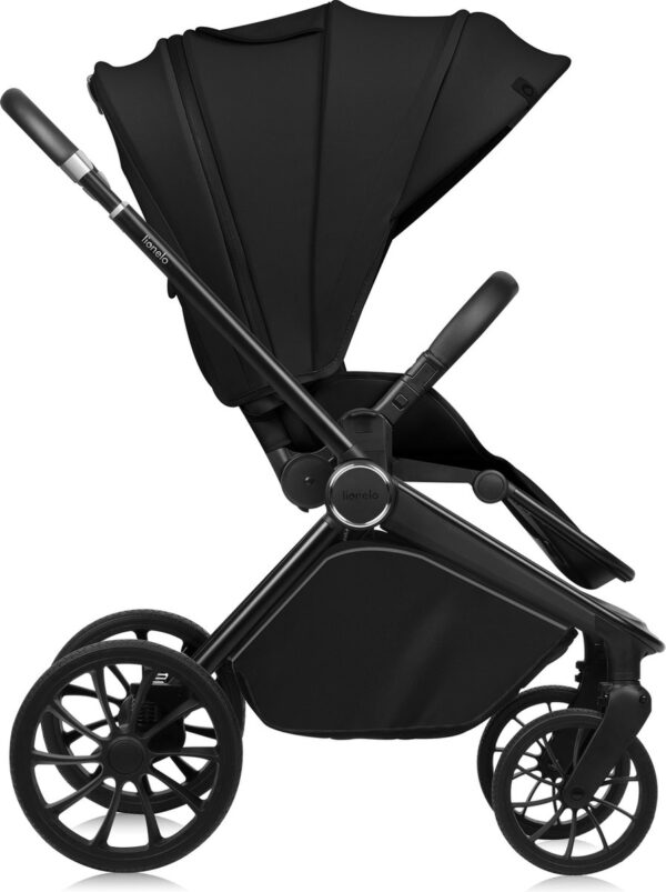 Ratini.lv | MIKA PLUS 2IN1 bērnu ratiņi krāsa BLACK ONYX bilde #9