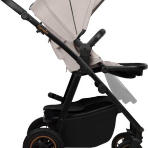 Lionelo AMBER PLUS 2IN1 bērnu ratiņi krāsa BEIGE SAND