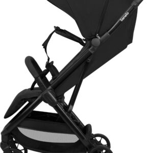 Lionelo JULIE AIR bērnu pastaigu un ceļojumu ratiņi krāsa BLACK ONYX