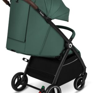 Lionelo INGRID bērnu ratiņi krāsa GREEN EMERALD